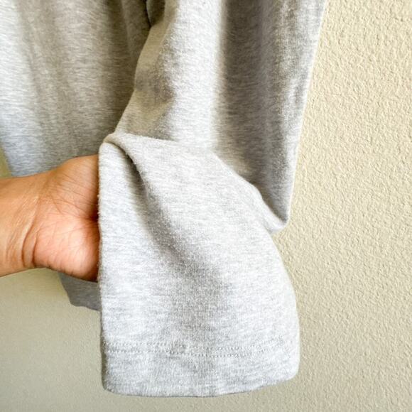 Eileen Fisher Slouch Ankle Cozy Grey Stretch Lounge Pants Large USA Made - Picture 7 of 14